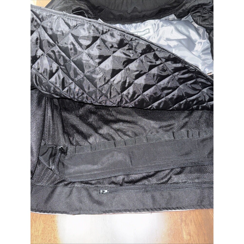 BILT Women's Motorcycle Jacket Pink Black Armored Textile Moto Riding Biker L - Picture 7 of 14